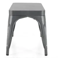 Bench | Metal | Bolero | Dark Gray | 100cm | 2 pieces