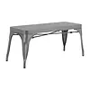 Bolero Bench | Metal | Bolero | Dark Gray | 100cm | 2 pieces