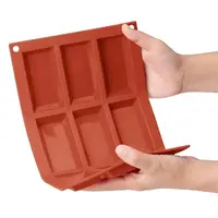 Moule à gâteau en silicone | 9 gâteaux | 29 (L) x 17,1 (l) x 1,3 (H) cm