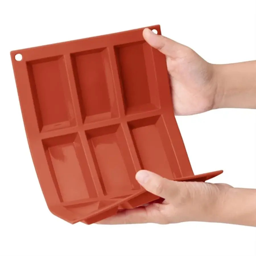 Moule à gâteau en silicone | 9 gâteaux | 29 (L) x 17,1 (l) x 1,3 (H) cm