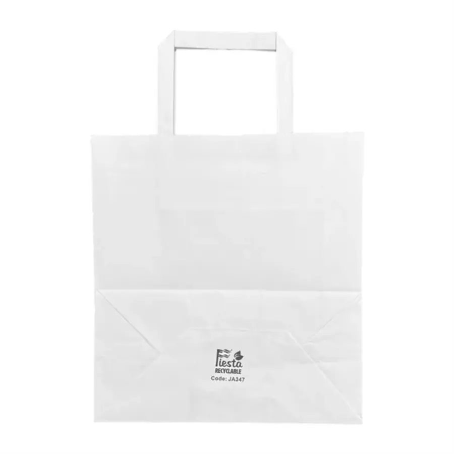 White bags | Paper | Medium | 250 pieces