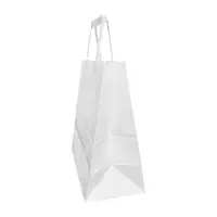 Sacs blancs | Papier | Format moyen | 250 pièces