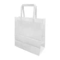 White bags | Paper | Medium | 250 pieces