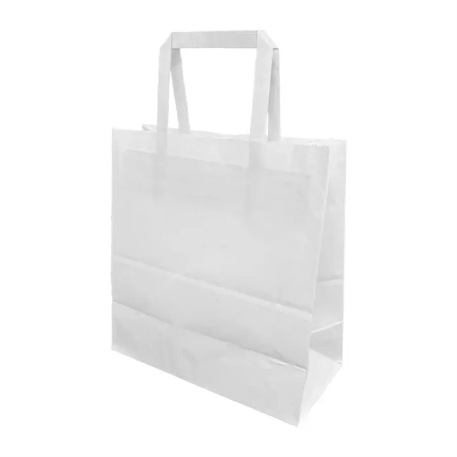 Witte zakken | Papier | Medium | 250 stuks