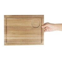 Wooden Steak Board with Groove
