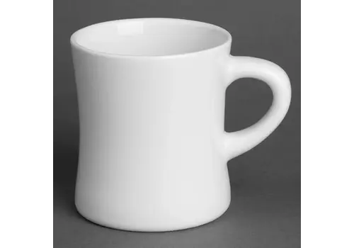  HorecaTraders Mokken | 300ml | Porselein | 9,2(H)x8,2(Ø)cm | 6 stuks 