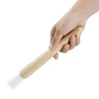 Pinceau à pâtisserie rond | 25 mm | Manche en bois | Poils en polypropylène