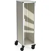HorecaTraders Tray trolley | 10 tiers | Top shelf | Braked | 50.5x68.7x163.5(h)cm