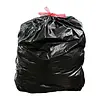 Sacs poubelle | Moyens | Noirs | 70 L | 50 pièces