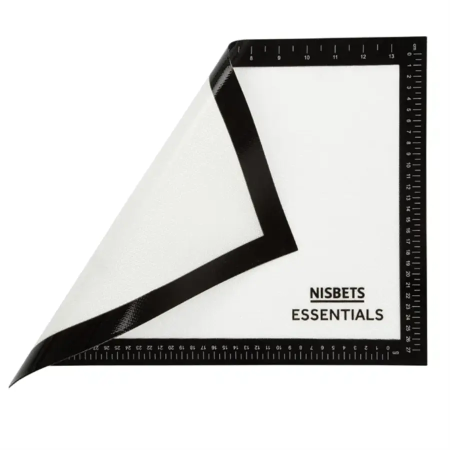 Tapis de cuisson en silicone | 400 x 300 mm | Qualité alimentaire | Noir