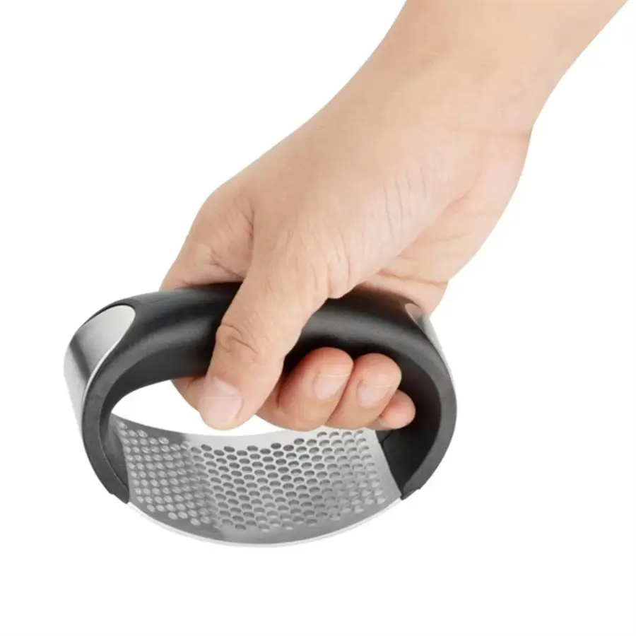 Garlic press | Curved | Stainless steel | 90gram | 10.5 x 5.1 x 6.8cm