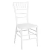 HorecaTraders Chaises | Blanches | Polypropylène | Empilables | 91,8 (H) x 47,3 (L) x 41,5 (P) cm | Lot de 4