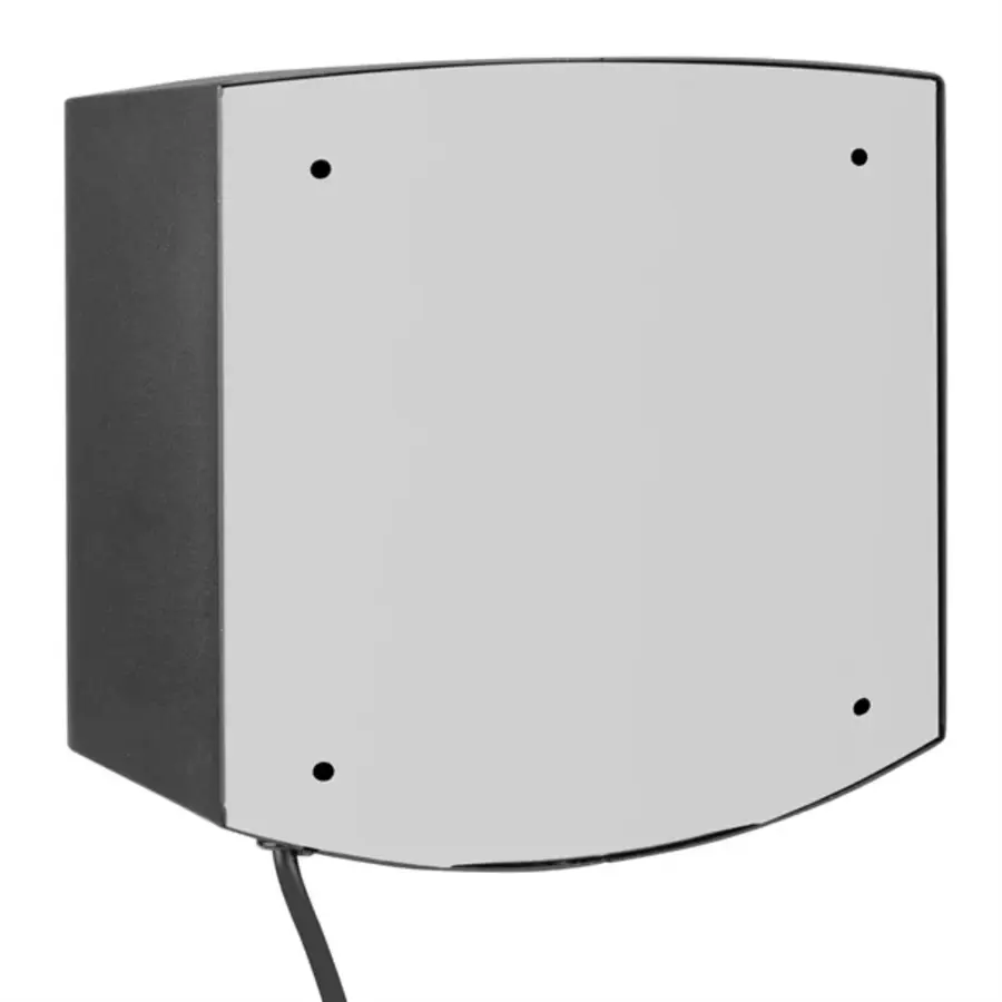 Hand dryer | Stainless steel | Black | 4000 rpm | 13.8(h) x 24.7(w) x 22.8(d)cm