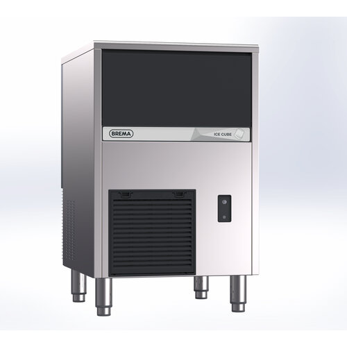  Brema Eiswürfelmaschine | 42 kg/24 h | 16 kg Vorratsbehälter | Luftgekühlt | 230 V | 59,2 x 49,7 x 68,7 cm 