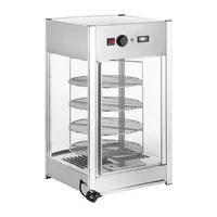 Heated Pizza Display | Steel | Up to 4 14-inch pizzas | 78.5(h) x 46(w) x 44.8(d)cm