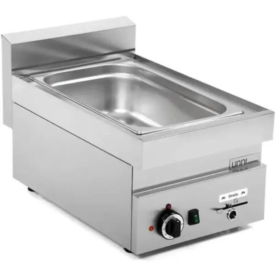 Elektrisches Bain-Marie | Edelstahl | 1/1 GN | 30–90 °C | 230 V | 40 × 65 × 30 (H) cm
