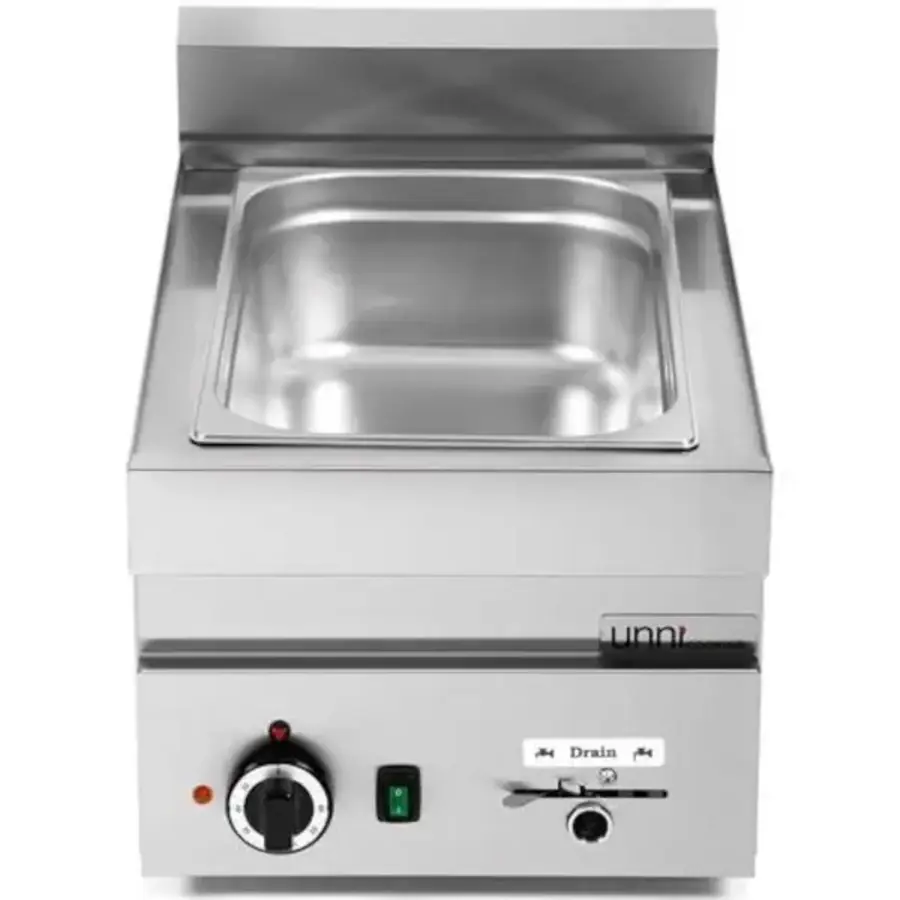 Bain-marie electric | Stainless steel | 1/1 GN | 30-90°C | 230V | 40x65x30 (h) cm