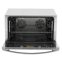 Heteluchtoven met stoom | RVS & glas | 110L | 55,8(h) x 68,6(d)cm | Elektrisch 400V