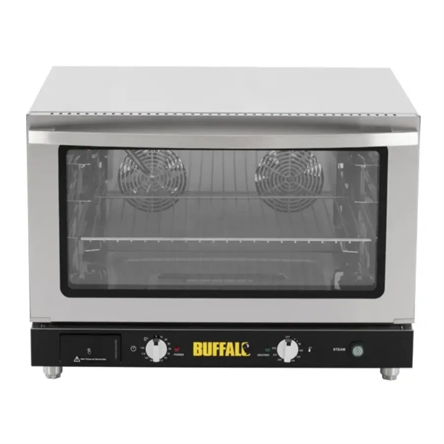 Convection oven with steam | Stainless steel & glass | 110L | 55.8(h) x 68.6(d)cm | Electric 400V