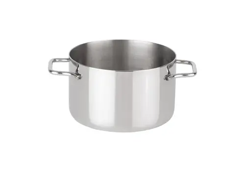  HorecaTraders Mini-Bratpfanne aus Edelstahl | 675 ml | 120 (Ø) x 60 (H) cm 