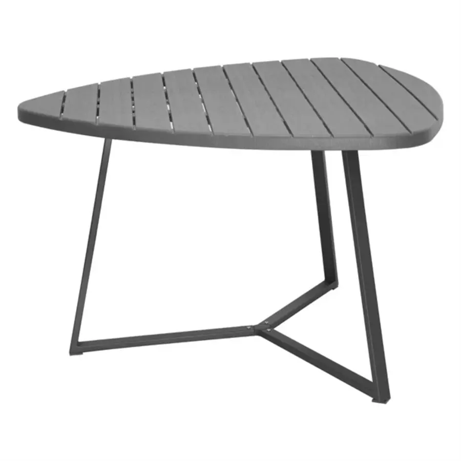 Picknicktisch-Set in Holzoptik aus Kunstharz | 116,8 x 118,9 x 74,5 cm