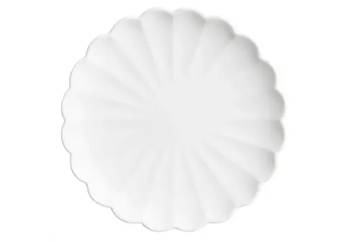  HorecaTraders Plate | Scalloped | 17.5cm | 6 pieces 