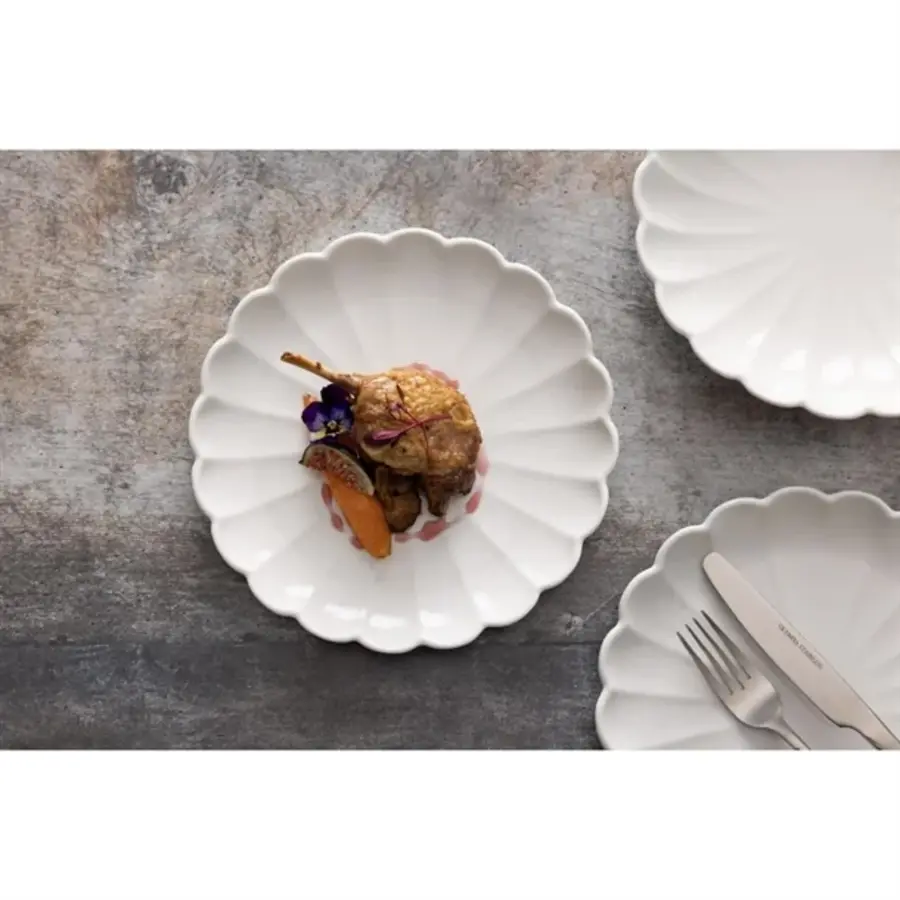 Assiette | 22,6 cm | Festonnée | 6 pièces