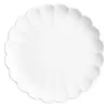 HorecaTraders Plate | 22.6cm | Scalloped | 6 pieces