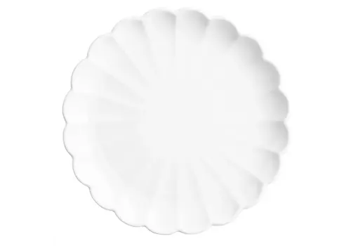  HorecaTraders Assiette | 22,6 cm | Festonnée | 6 pièces 