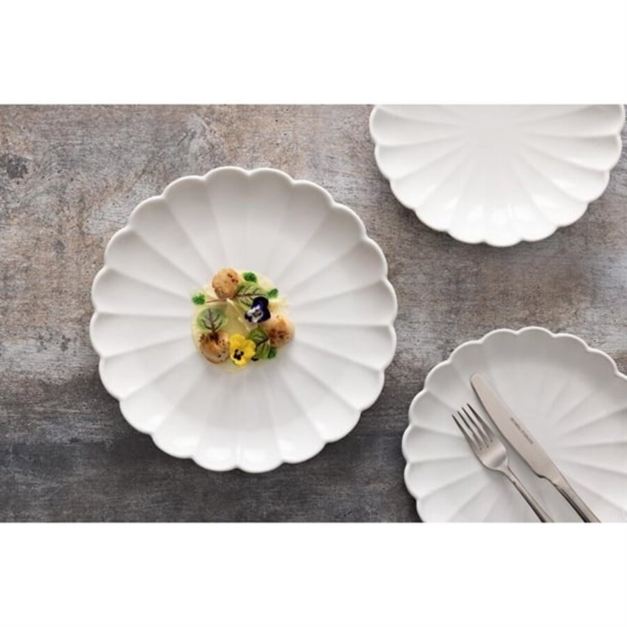 Plate | 27.6cm | Scalloped | 6 pieces