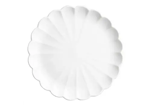  HorecaTraders Assiette | 27,6 cm | Festonnée | 6 pièces 