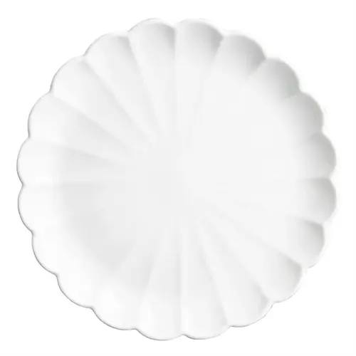  HorecaTraders Plate | 27.6cm | Scalloped | 6 pieces 