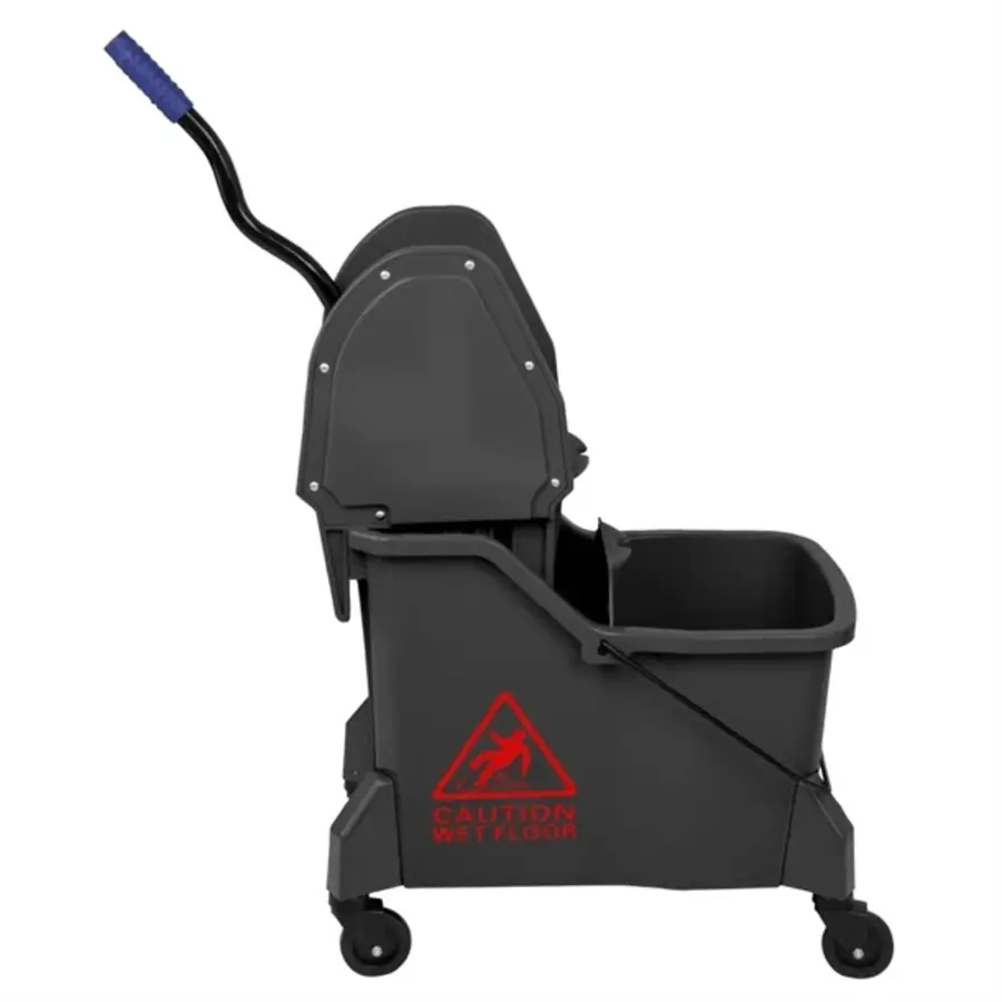 Mop bucket | Two compartments | Red | 30L