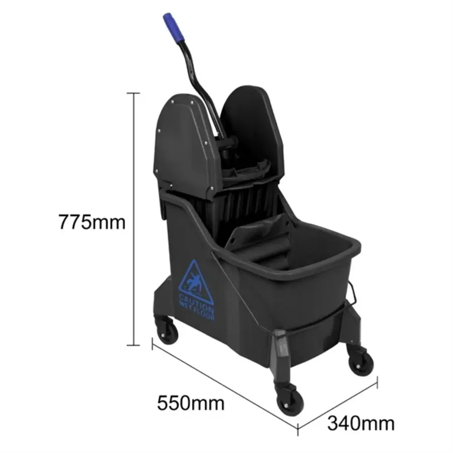 Mop bucket | Two compartments | Blue | 30L