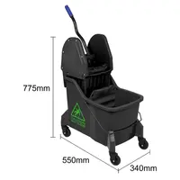 Mop bucket | Two compartments | Green | 30L