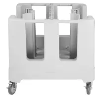 Tellerwagen | Verstellbar | 240 Teller | HDPE | 76,3 (H) x 89,7 (B) x 95,2 (L) cm