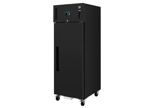  HorecaTraders Kühlschrank | Standgerät | Schwarz | 600 l | 20 (H) x 6,8 (B) x 8,1 (T) cm 