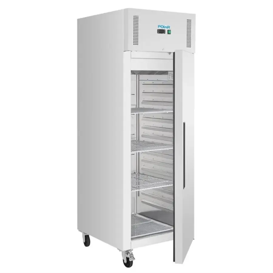 Réfrigérateur commercial | Vertical | Blanc | Ventilation forcée | 600 L | 209 (H) x 68 (L) x 87,5 (P) cm | L