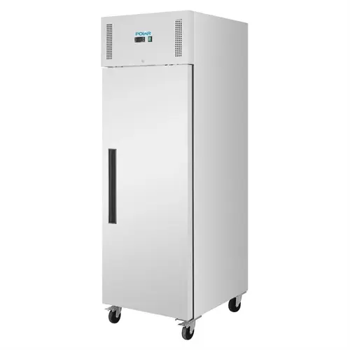  HorecaTraders Kühlschrank | Standgerät | Weiß | Umluft | 600 l | 209 (H) x 68 (B) x 87,5 (T) cm 