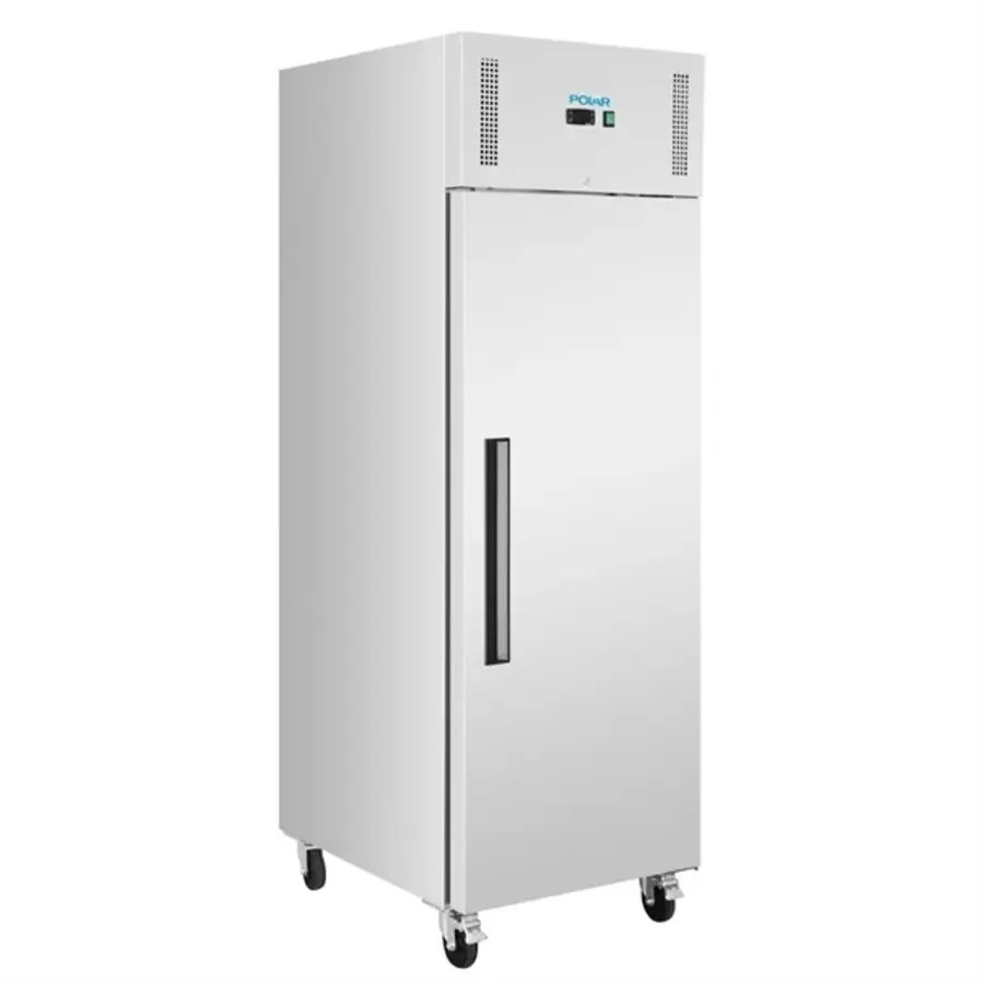 Horeca Koelkast | Staand | Wit | Geforceerde lucht | 600L | 209(h) x 68(b) x 87,5(d)cm | B