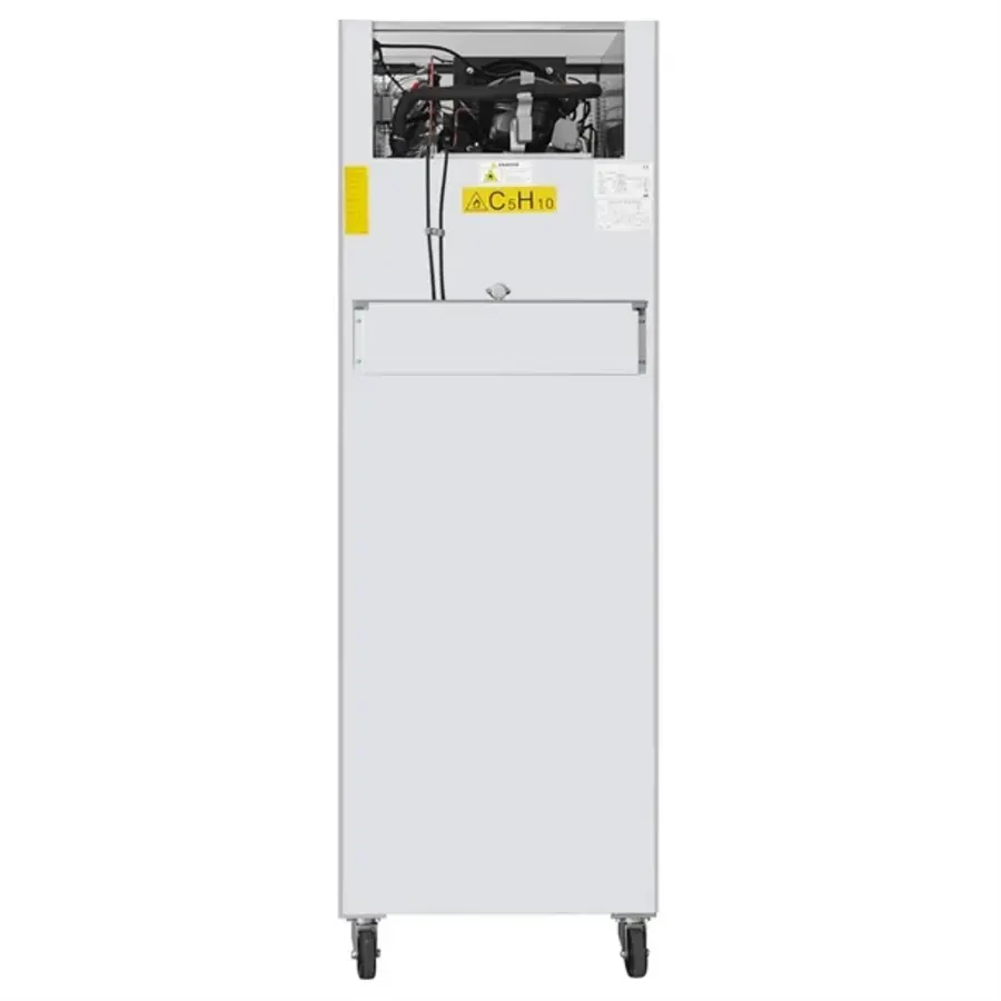 Réfrigérateur commercial | Vertical | Blanc | Ventilation forcée | 600 L | 209 (H) x 68 (L) x 87,5 (P) cm | L