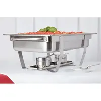 Chafing Dish | Incl brandpasta | 2x Chafing Dishes en 72x Brandpasta