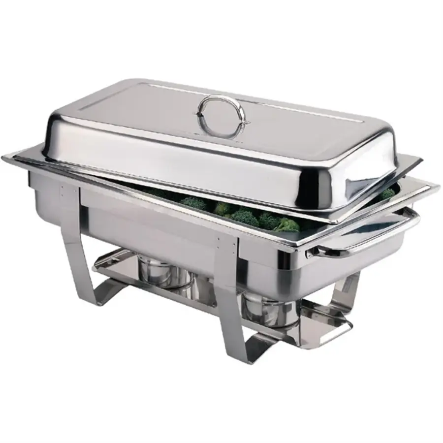 Chafing Dish | Incl brandpasta | 2x Chafing Dishes en 72x Brandpasta