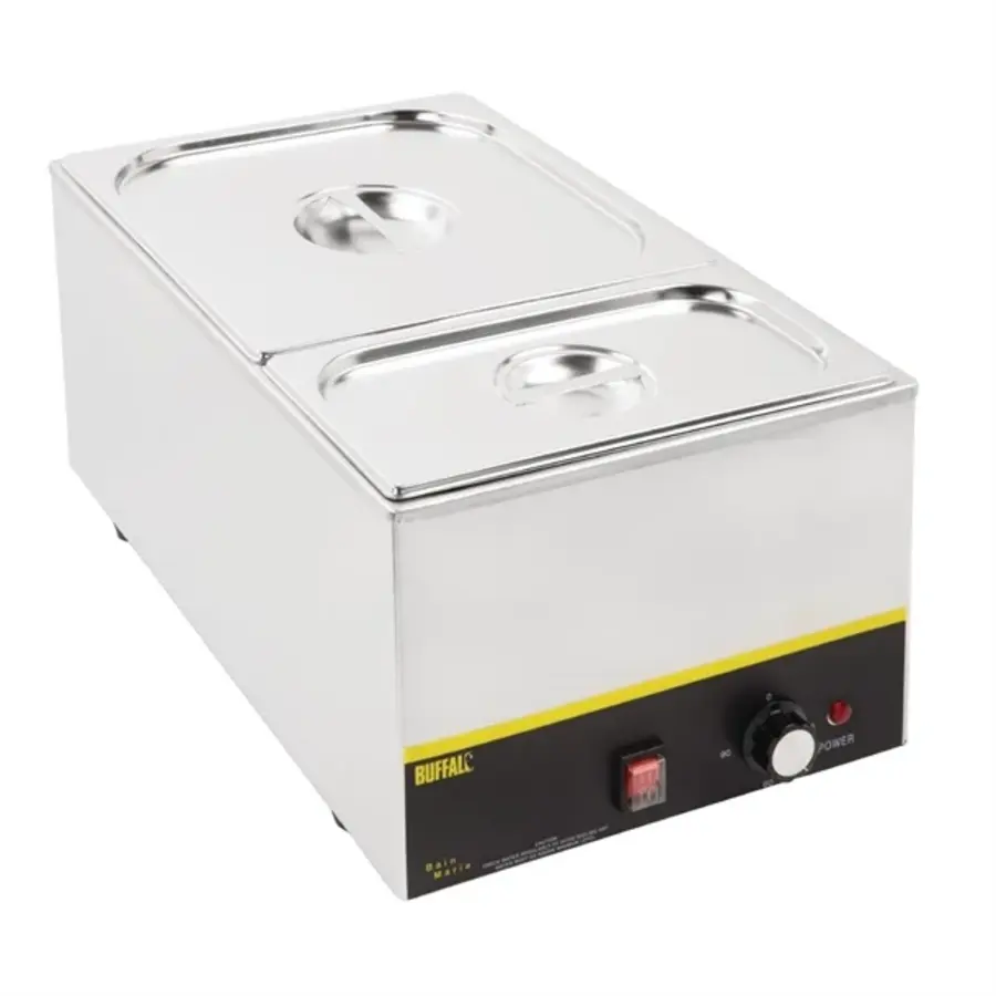 Gastronormbehälter | Set | 1/3 und 2/3 | Inkl. Deckel | 15 cm tief