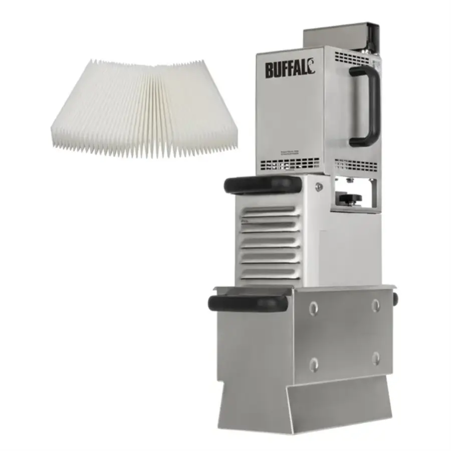 Olie filtratiemachine | Incl 100 filters | 54,2(h) x 19,5(b) x 31,3(d)cm