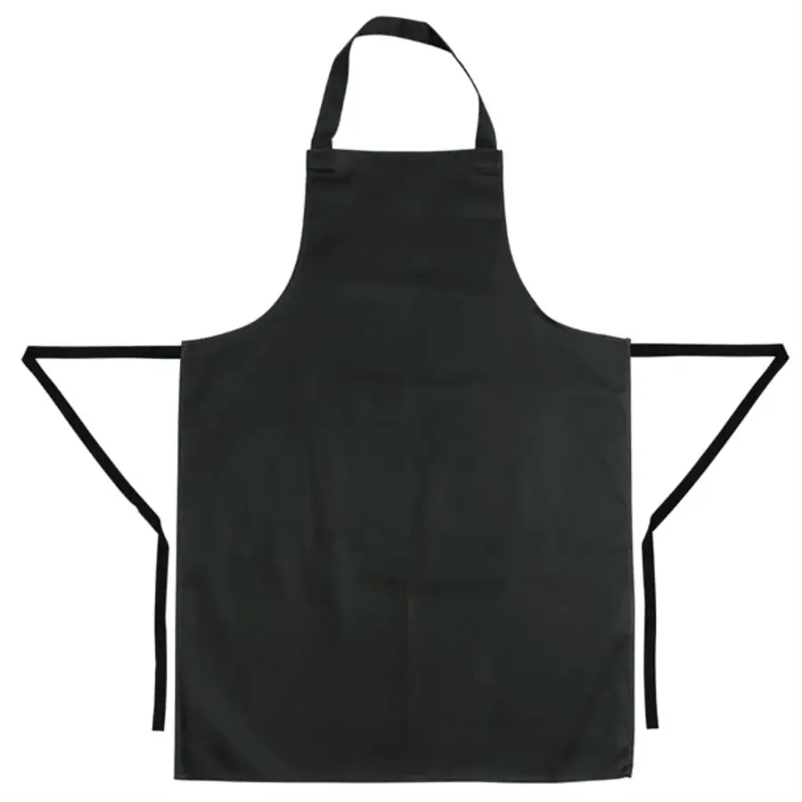 Apron | Polycotton | Black | 96.5(L) x 71.1(W)cm | Pack of 5