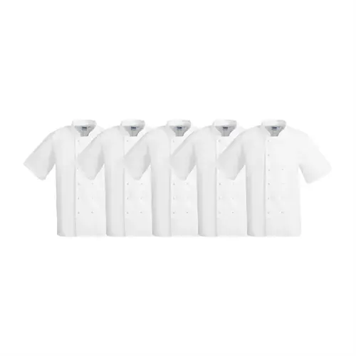  HorecaTraders Koksbuis | Wit | Unisex 