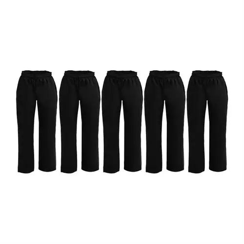  HorecaTraders Pants | Polycotton | Black | 5 pieces 