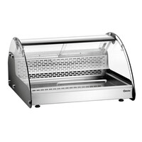 Refrigerated display case – Stainless steel refrigerated display case 118L | 1–10°C | Black/Silver