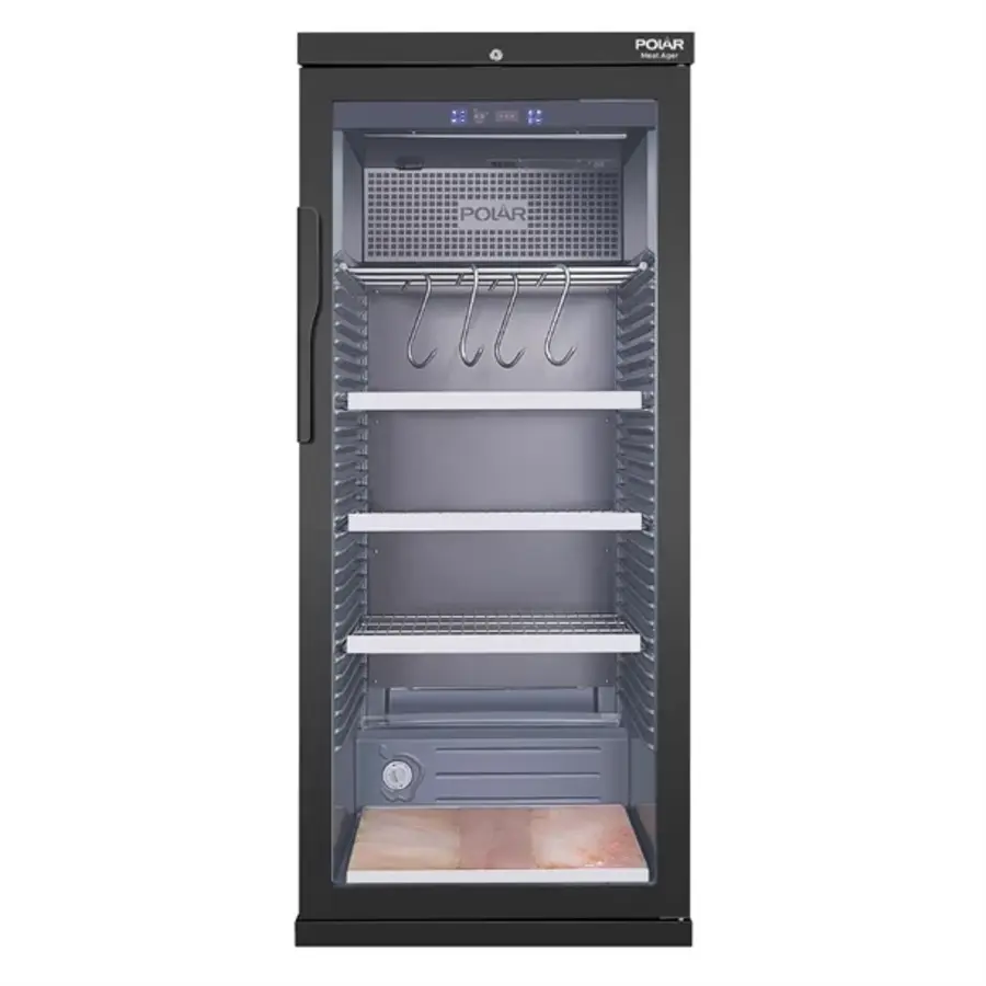 Meat aging cabinet | 400L | Stainless steel | +1°C to +4°C | 165(h)x70(w)x78(d)cm